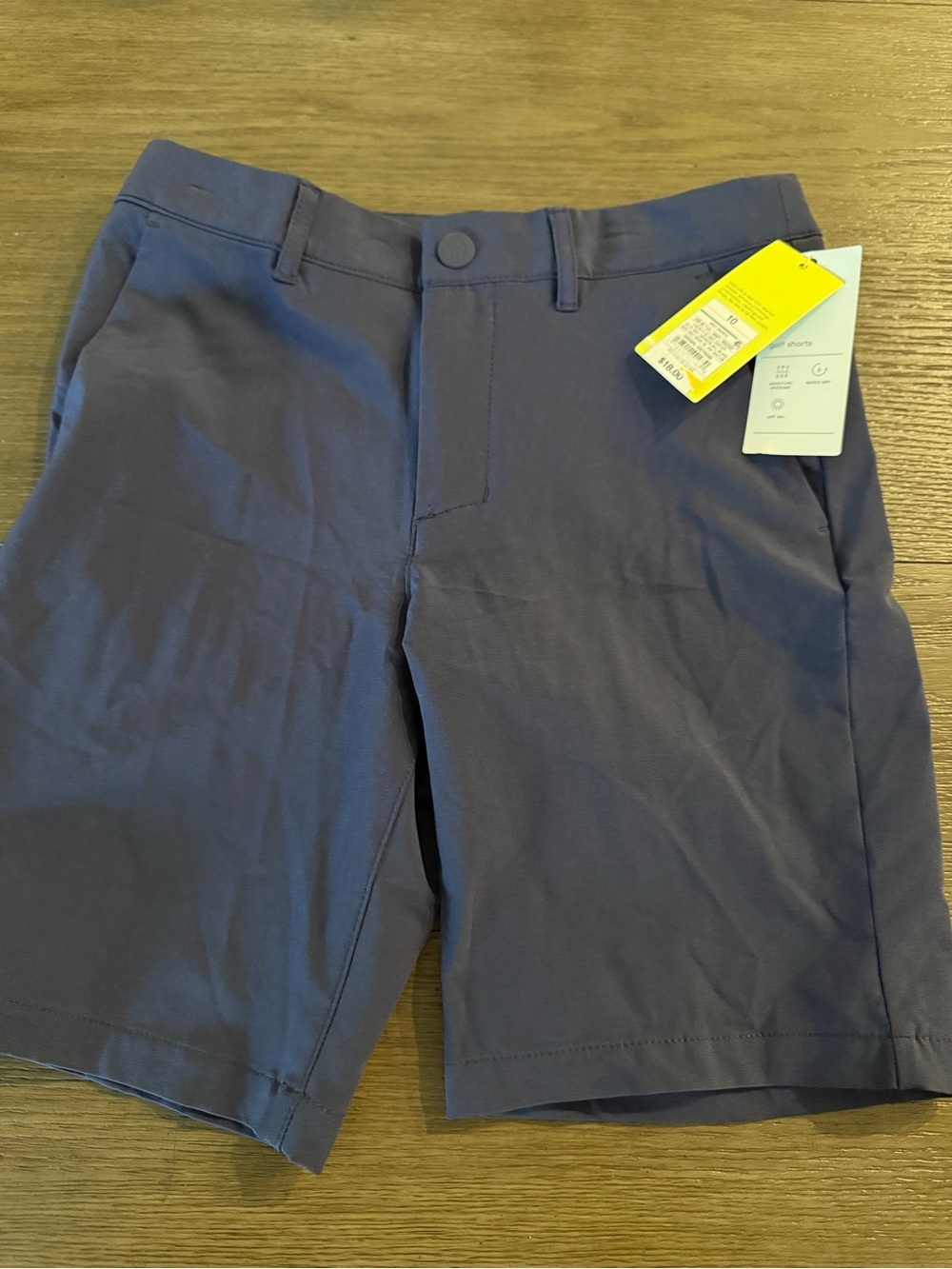Target Boys grey Flat-Front Goff Performance Shorts